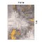 World Rug Gallery Bari Contemporary Abstract Art Area Rug 7' 10'' x 10' Yellow 4055YELLOW8X10 - alternate 2